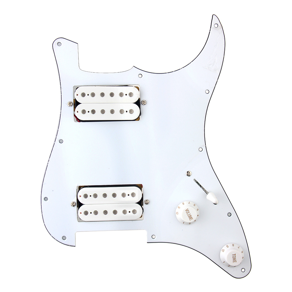 humbucker loaded strat pickguard