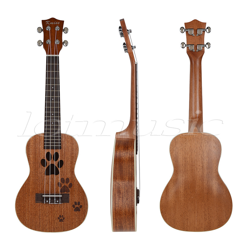 Kmise 23 Inch Concert Ukulele Uke Hawaii Guitar Mahogany 18 Fret