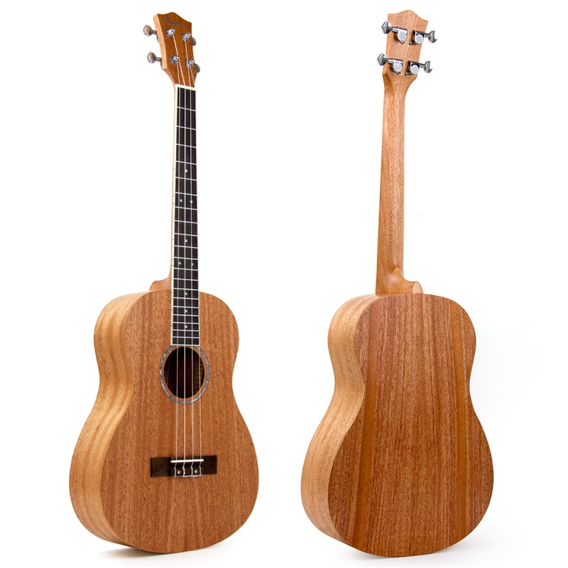 Kmise 4 String Baritone Ukulele Mahogany Guitar 30 Inch Ukelele 20 Fret for Gift 
