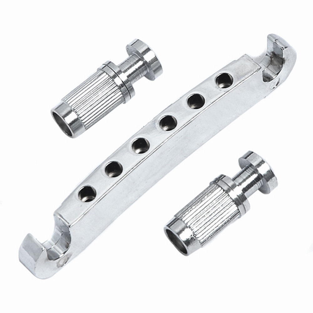 1set ABR-1 Style Tune-o-matic Bridge Tailpiece Silver for Gibson