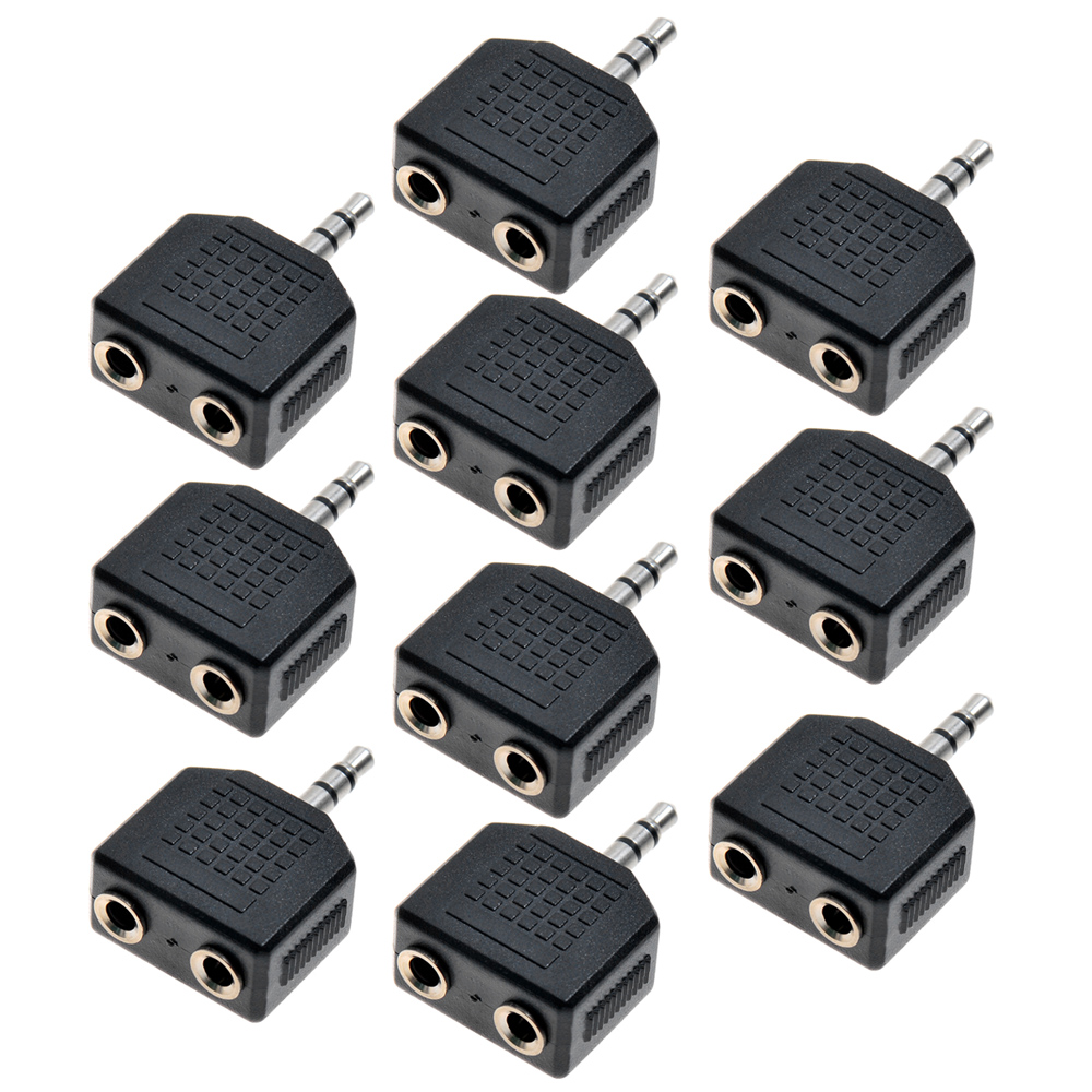 10pcs 3.5mm Audio Headphones Cable Cord 