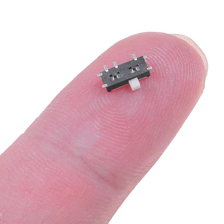 thumbnail image 2 of 20PCS MSK-12C02 Power Switch 7-pin SMD 7Pin Micro Toggle 2 of 10